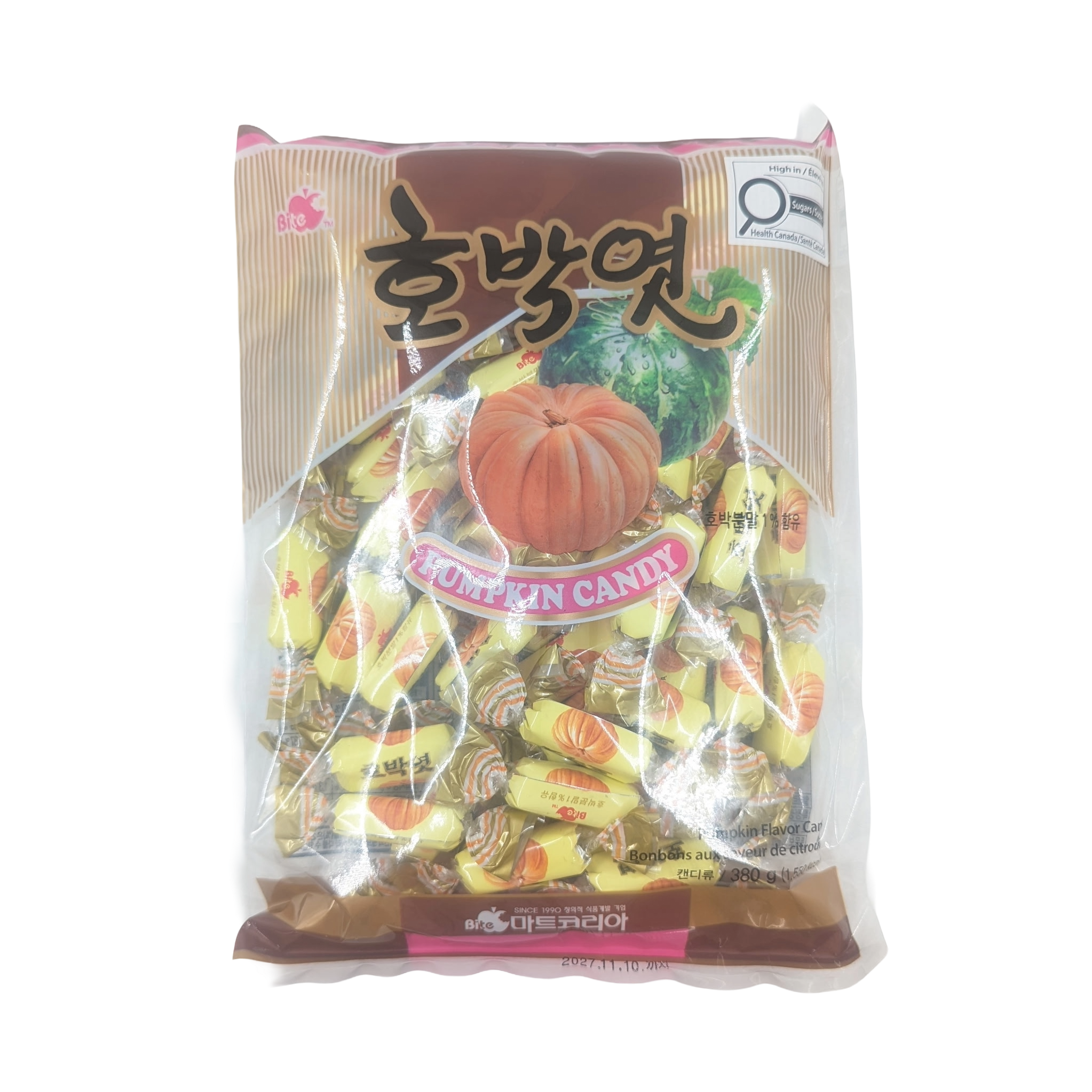 HOBAKYEOT (380G*10) 마트코리아 호박엿